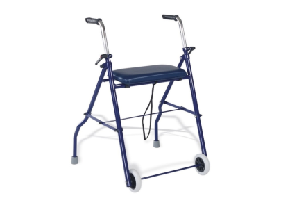 Andarilho Articulado com 2 Rodas e Assento - Andarilhos - Produtos Ortopedia