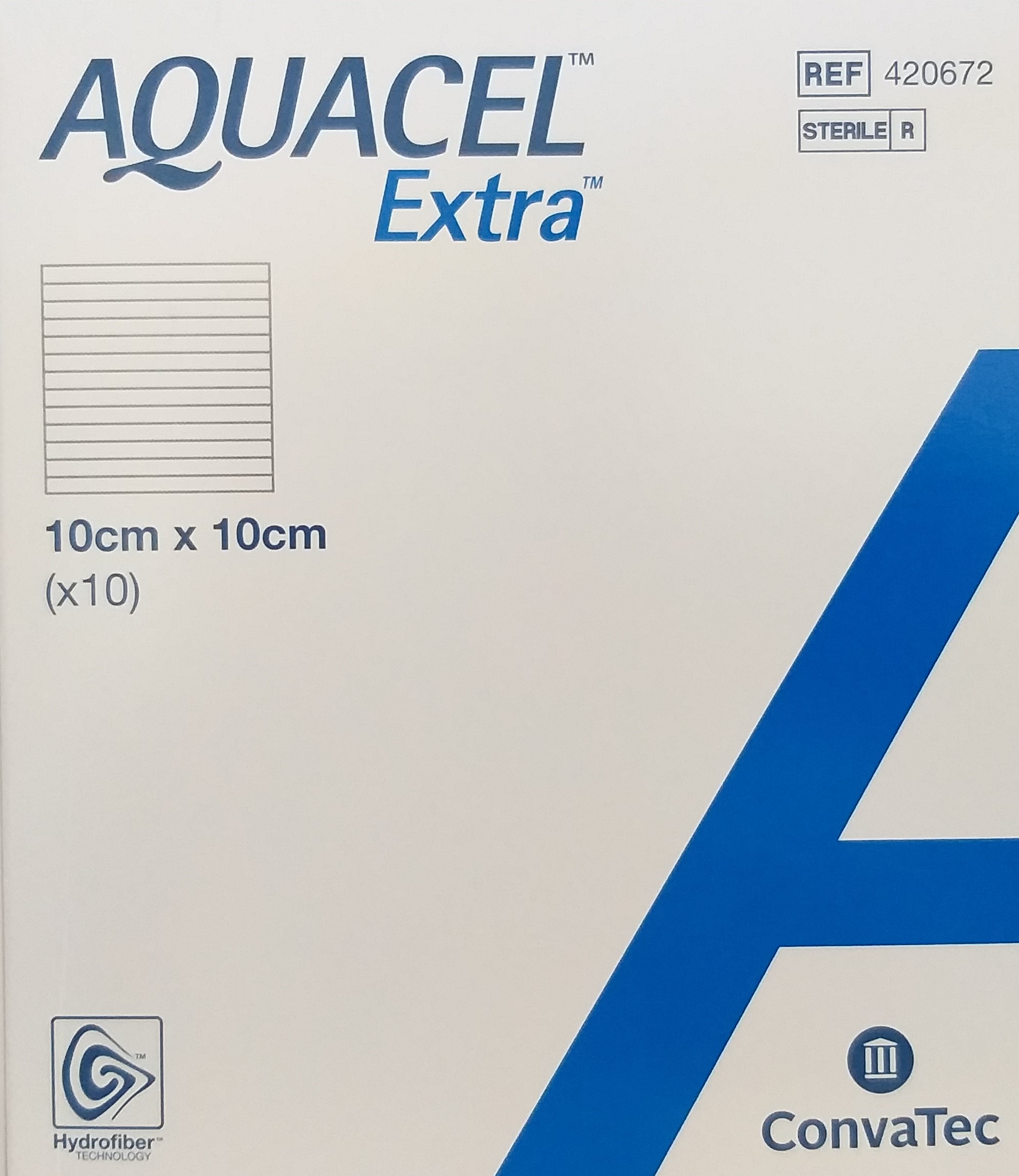 Aquacel Extra Penso Hidrofibra (10x10cm) - Material de Penso & Cicatrização