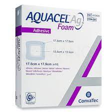 Aquacel Foam AG Adhesive 10x10 - Consumiveis - Material de Penso & Cicatrização